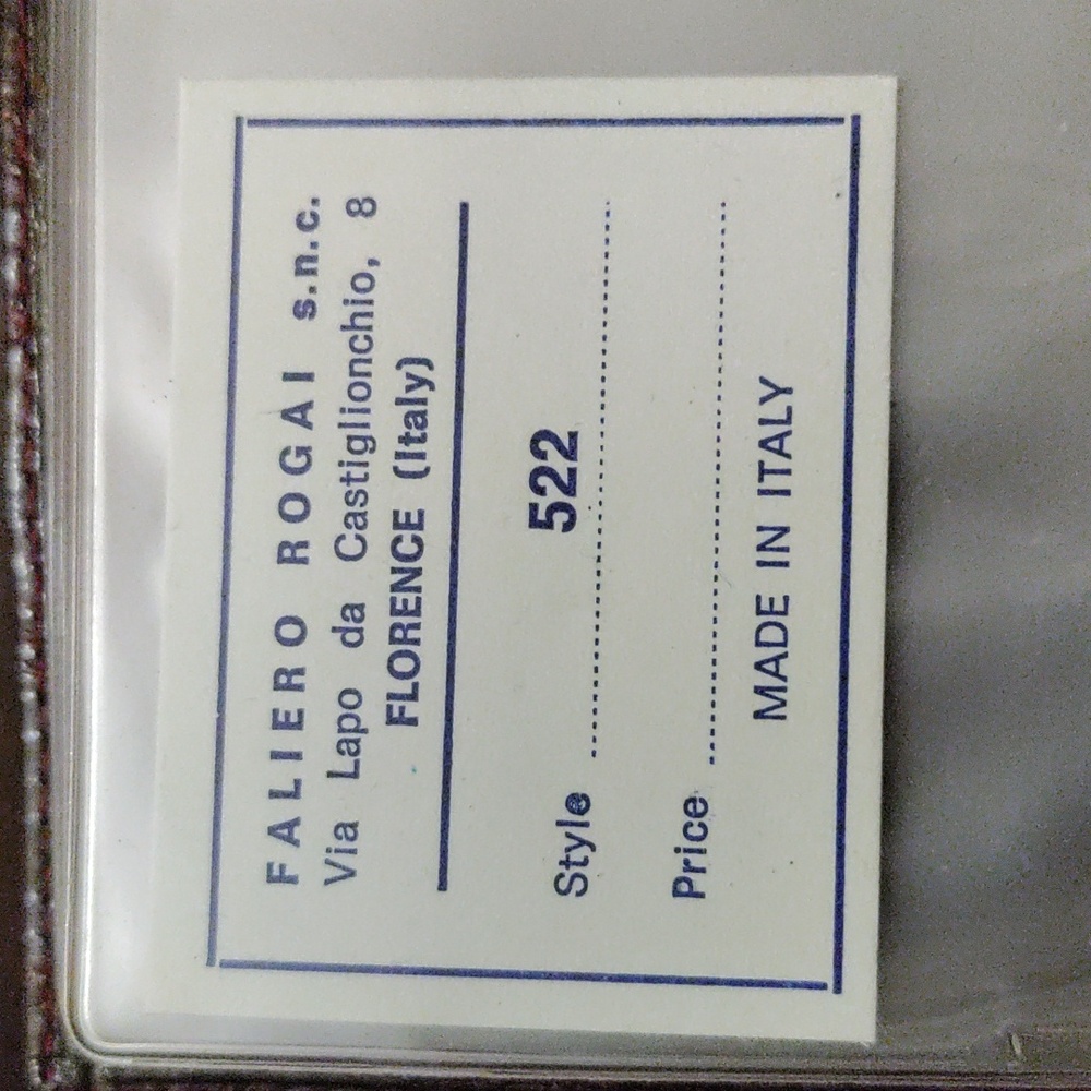 FIOCCHI Italy Bi-Fold Crocodile Wallet - Picture 4 of 7